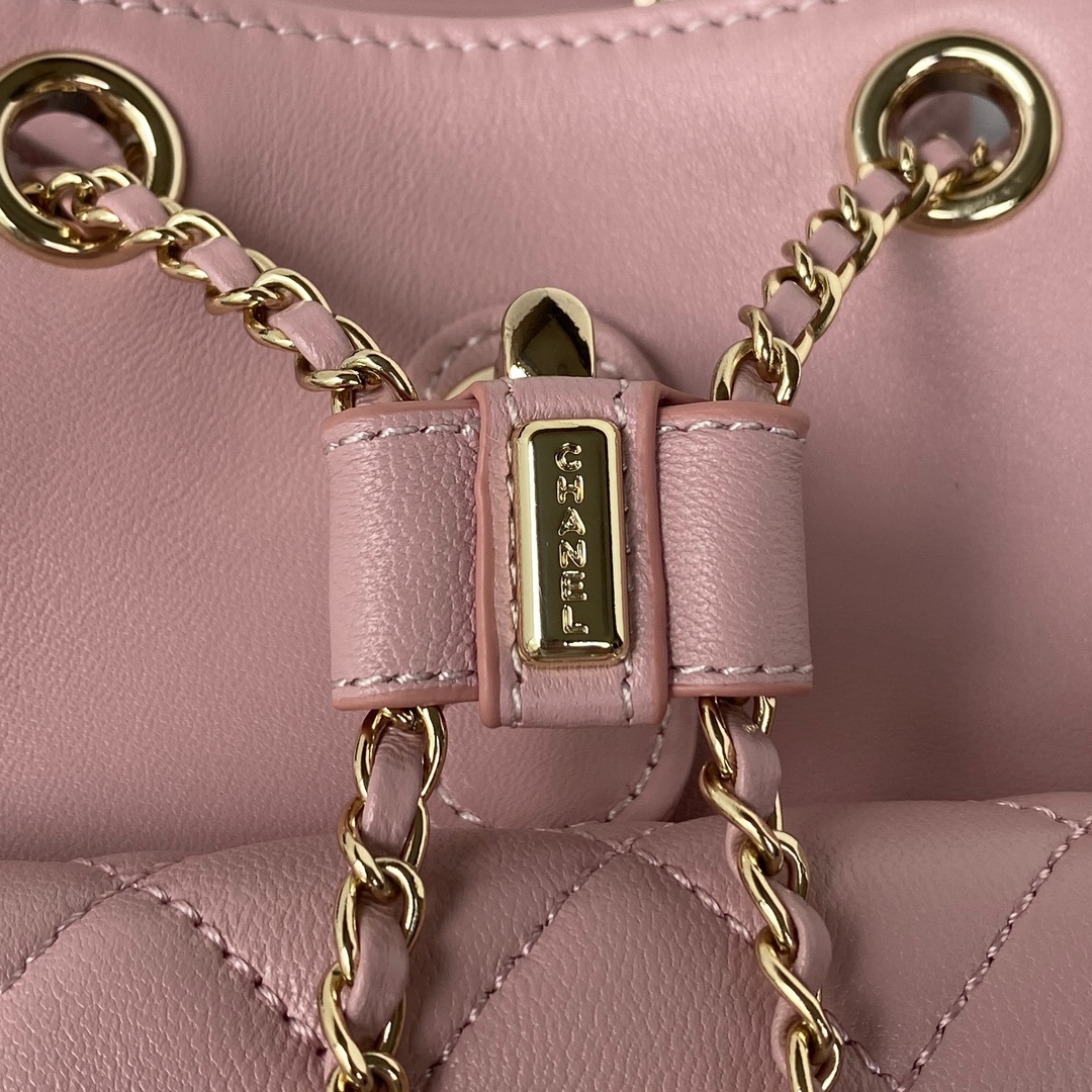 Lambskin Mini Backpack AS2908 Pink